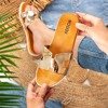 Women's Gold Hemoq Slippers - Footwear