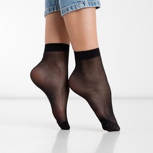 Women's black ankle socks 10 / pack - Socks