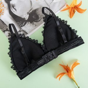 Women's black lace bra - Underwear