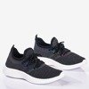 Women's black sports shoes with a glossy finish Epiphania - Footwear