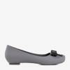 Women's gray rubber melissa on a hidden wedge heel Rasilia - Footwear