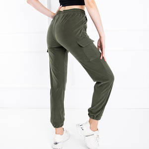 Women's green cargo pants - Clothing