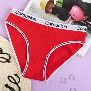 Women's red panties - Underwear