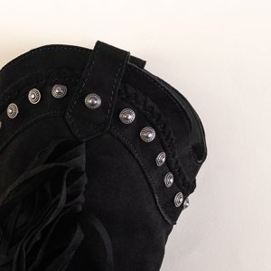 Women's sandals a'la high-uppers in black Izmira - Shoes