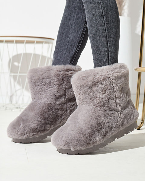Women's snow boots in gray Ottola- Footwear