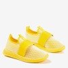 Women's yellow slip sports shoes - on Andalia - Footwear