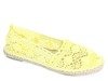 Yellow lace espadrilles Luvra- Shoes 1